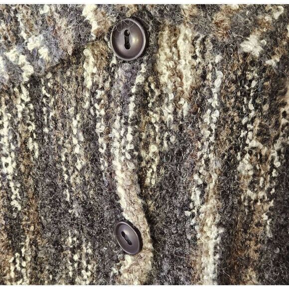 Vertigo Paris Dolman Sleeve Collared Cardigan Marled Charcoal Small/Medi… - Picture 5 of 8